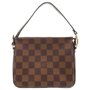 Louis Vuitton Damier Ebene Brown Truth Makeup Accessory Clutch Bag